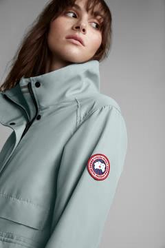 Chamarras Canada Goose Mujer Mexico - Elmira Rompevientos Verdes Claro JX0897541